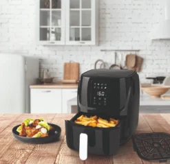 Heißluftfritteuse Fritteuse Fettarm Heißluft 1300W Touch Display Timer Schwarz 20 Heißluftfritteuse Fritteuse Fettarm Heißluft 1300W Touch Display Timer Schwarz -Kaufland Verkäufe 8328139946a5dacb97dc89f533aae54a