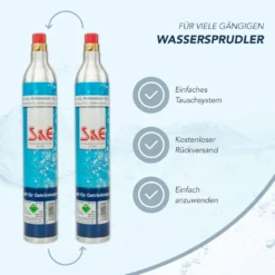2 X CO2 Reserve-Zylinder Für 425g | 60l Sprudel-Wasser - Kohlensäure Nachfüll-Flasche Kompatibel Mit Soda Wasser-Sprudler 26 2 X CO2 Reserve-Zylinder Für 425g | 60l Sprudel-Wasser - Kohlensäure Nachfüll-Flasche Kompatibel Mit Soda Wasser-Sprudler -Kaufland Verkäufe 83286dee4751e9155ee7b0a71c04172e