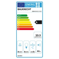 BAUKNECHT DBHVS 82 LT K/1 Kopffrei-Dunstabzugshaube 80cm -Kaufland Verkäufe 8331208433948e1664ae1ecef886ce52