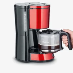 SEVERIN Kaffeemaschine KA 4817 TYPE 1.000 W Rot / Schwarz -Kaufland Verkäufe 835243c51e0fce43c7883b8326d102dd