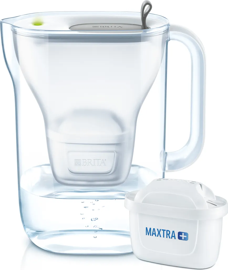 Brita Wasserfilter-Kanne Style Hellgrau 3 Brita Wasserfilter-Kanne Style Hellgrau
