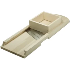 Krauthobel Hobel Holz 3 Messer + Schublade Sauerkraut Buche L55cm