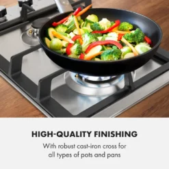 Klarstein Ignito Domino Gaskochfeld , 2-flammig , Autark , 30 Cm , Einbau , Sabaf-Brenner , Erdgas/Propangas , Sicherheitsventile , Automatische Abschaltung , Topfträger Aus Gusseisen , Edelstahl , Silber -Kaufland Verkäufe 83faf4e8a2283f5d98b259920cf514fc