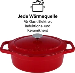 Daumonet Gusseisen-Bräter - Oval Ø 29 Cm - Kirschrot 14 Daumonet Gusseisen-Bräter - Oval Ø 29 Cm - Kirschrot -Kaufland Verkäufe 8453b6df771c889e8936184bc3b6b53f