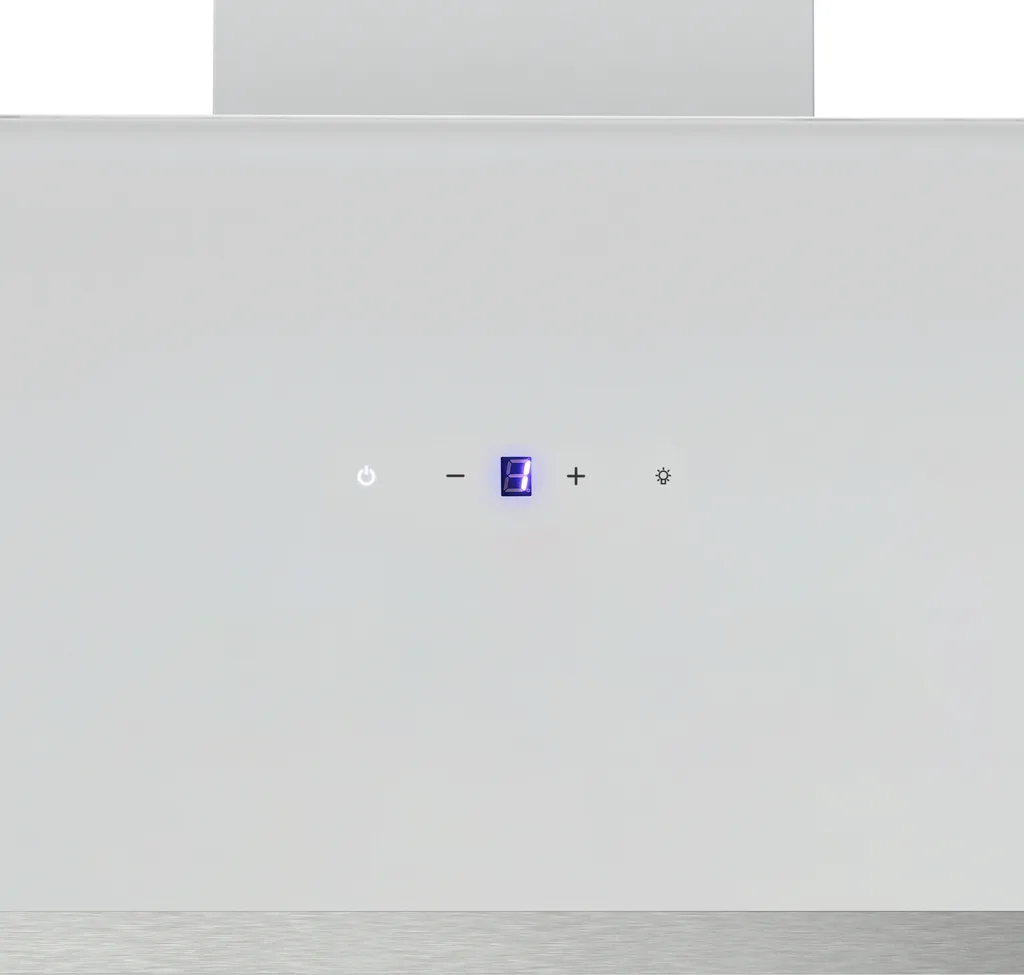 Respekta Dunstabzugshaube Schräghaube Wandhaube Kopffrei Glas 80 Cm Weiß LED 5 Respekta Dunstabzugshaube Schräghaube Wandhaube Kopffrei Glas 80 Cm Weiß LED – Bild 3