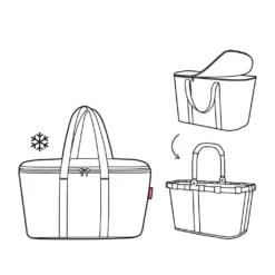 Reisenthel Coolerbag Twist Silver Kühltasche Faltbar 20 L - Twist Silver -Kaufland Verkäufe 85d02d43fb97d985021213fb151d157f 1