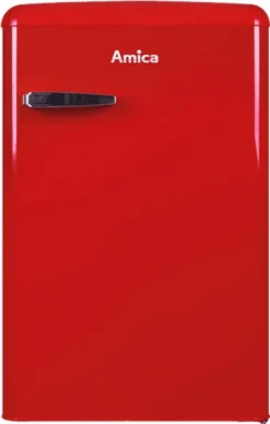 Amica - VKS 15620-1 R - Kühlschrank - Retro Design - Chili Red