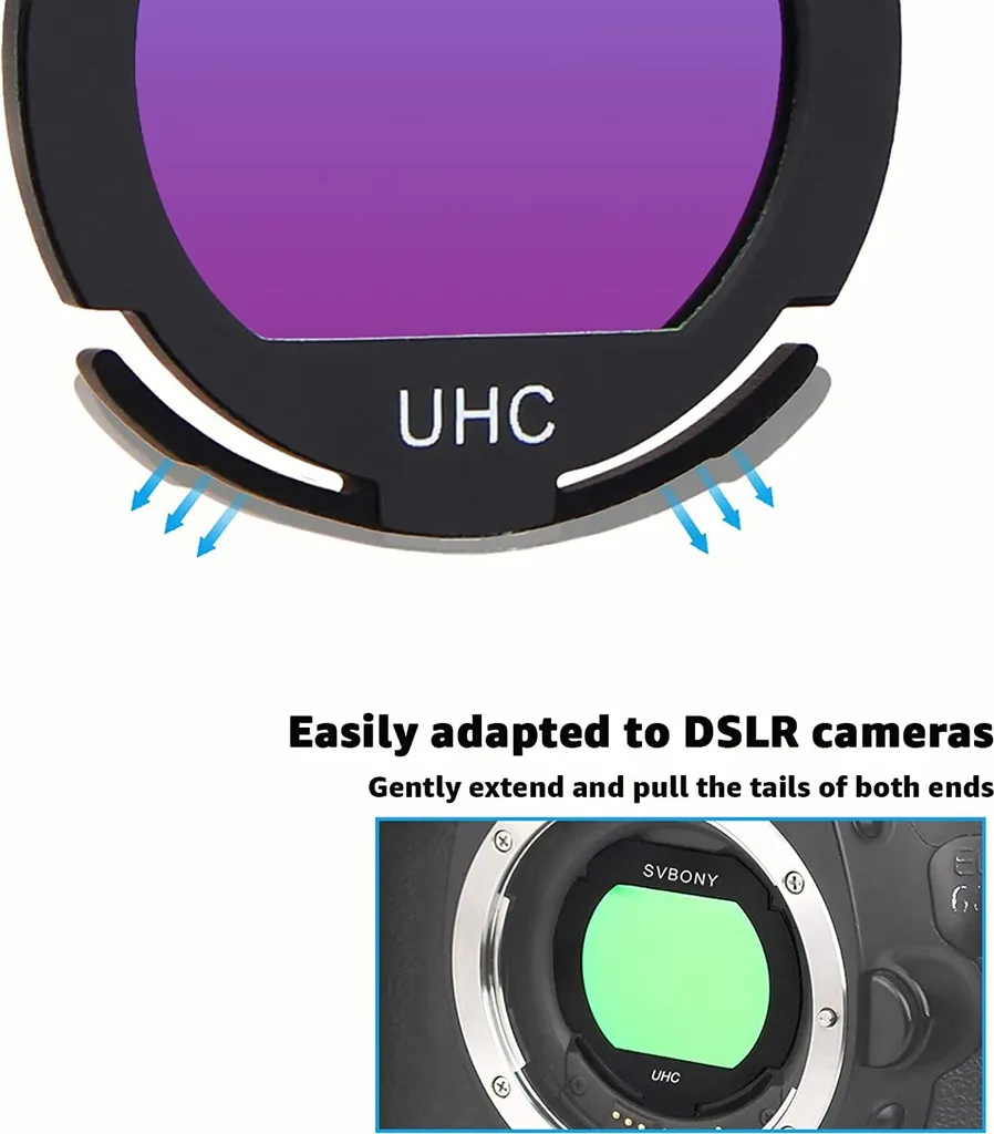 Svbony Teleskop Filter 1,25 Zoll, UHC Filter EOS, Lichtverschmutzung Filter Für CCD Kameras DSLR, Moon Filter 4 Svbony Teleskop Filter 1,25 Zoll, UHC Filter EOS, Lichtverschmutzung Filter Für CCD Kameras DSLR, Moon Filter – Bild 2