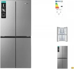 Hisense RQ563N4SI2 Kühl-Gefrierkombination Side-by-Side 454 L: 294 L Kühlteil + 160 L Gefrierteil - LED-Innenbeleuchtung - Total No Frost - Multi Air Flow - Super Cool -Kaufland Verkäufe 874653d01b53a40018a59d1bfa79611c