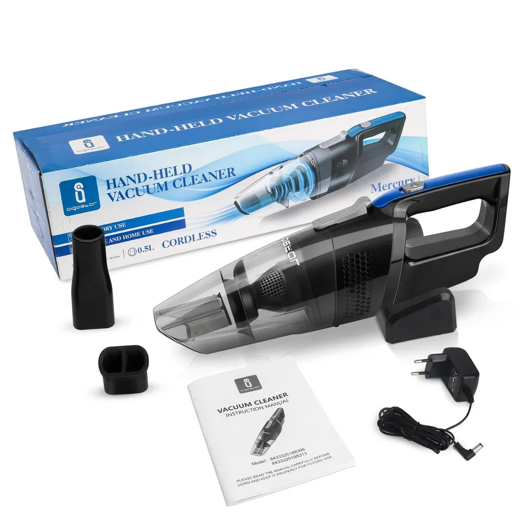 Aigostar Mercury 33LBX - Kabelloser Zyklon-Handstaubsauger, Nass- Und Trockensauger, 2050mAh Akku, 500ml Reservoir, HEPA-Filter. 10 Aigostar Mercury 33LBX - Kabelloser Zyklon-Handstaubsauger, Nass- Und Trockensauger, 2050mAh Akku, 500ml Reservoir, HEPA-Filter. – Bild 8