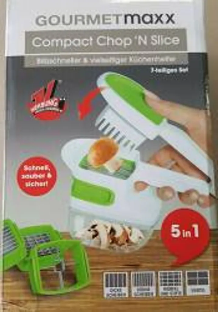 Gemüseschneider Multischneider Küchenreibe 4 Schneideinsätze Allesschneider 5in1 13 Gemüseschneider Multischneider Küchenreibe 4 Schneideinsätze Allesschneider 5in1 – Bild 11