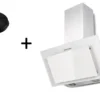 Dunstabzugshaube Schräghaube Kopffrei Weiß 60 Cm LED + Filter Umluftset Respekta -Kaufland Verkäufe 8852ced012e3cb2c1b12807a2d4c2fb9