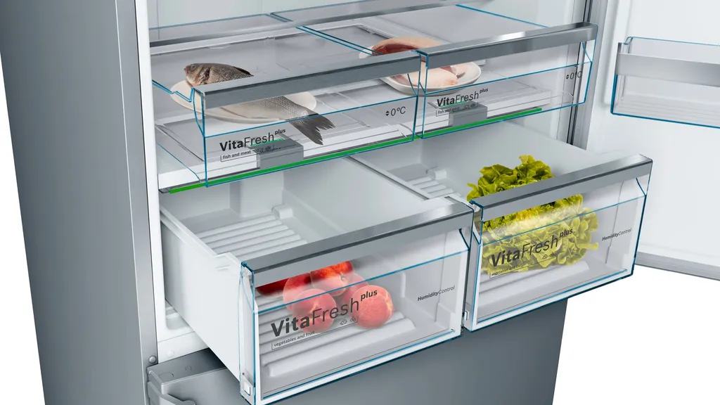 Bosch KGN86AIDP Serie 6 Freistehende XXL-Kühl-Gefrier-Kombination / D / 186 X 86 Cm / 246 KWh/Jahr / Inox-antifingerprint / 479 L Kühlteil / 152 L Gefrierteil / NoFrost / VitaFresh Plus 5 Bosch KGN86AIDP Serie 6 Freistehende XXL-Kühl-Gefrier-Kombination / D / 186 X 86 Cm / 246 KWh/Jahr / Inox-antifingerprint / 479 L Kühlteil / 152 L Gefrierteil / NoFrost / VitaFresh Plus – Bild 3