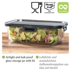Wenko Glas Frischhaltedose Steel 1,5 L -Kaufland Verkäufe 8921883024031cf291c3ee9df836de63
