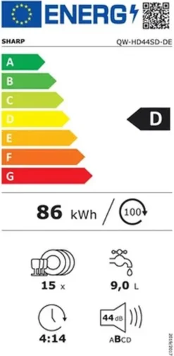 Sharp QW-HD44SD-DE Einbau Geschirrspüler 15 Maßgedecke Aquastopschutz -Kaufland Verkäufe 8922c8786d14c07f04b0a9b8b6f04f16