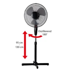 LEX Standventilator Ø40 Cm Mit Nachtlicht, 3 Geschwindigkeiten, Oszillation, 130cm Höhenverstellbar, Schwarz 12 LEX Standventilator Ø40 Cm Mit Nachtlicht, 3 Geschwindigkeiten, Oszillation, 130cm Höhenverstellbar, Schwarz -Kaufland Verkäufe 8995d19418f329cd7e5d3cca47cf9b8d