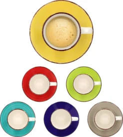 18tlg Kaffeeservice Malaga Kaffee Tee-Gedeck 6Pers Kaffeetassen Dessertteller Abstrakt Handbemalt -Kaufland Verkäufe 89db7d3658020229d9ea042645890fc3