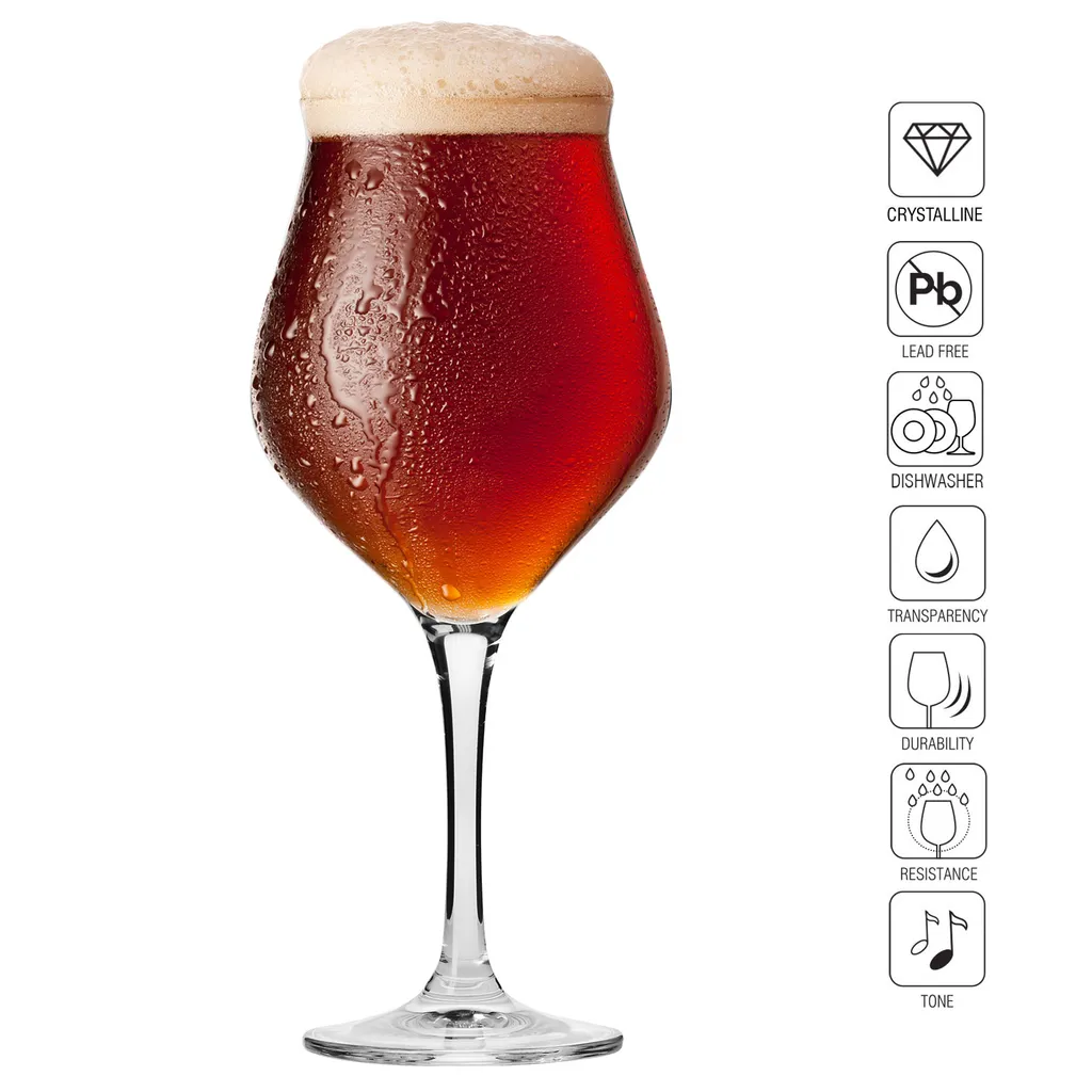 KROSNO Avant-Garde Bier-Tulpen Bier-Gläser, 6er-Set, 420 Ml 5 KROSNO Avant-Garde Bier-Tulpen Bier-Gläser, 6er-Set, 420 Ml – Bild 3