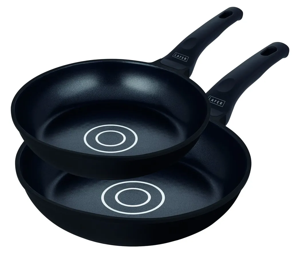 ELO Pfannen - Set LAFER, Pfannen Aus Aluminium Mit Edelstahlbodenplatte Und Antihaftveredelung, Pfanne Für Ceran-, Gas-, Elektro-, Induktionsherde - Spülmaschinengeeignet, Menge: 1 X 2er Set 3 ELO Pfannen - Set LAFER, Pfannen Aus Aluminium Mit Edelstahlbodenplatte Und Antihaftveredelung, Pfanne Für Ceran-, Gas-, Elektro-, Induktionsherde - Spülmaschinengeeignet, Menge: 1 X 2er Set