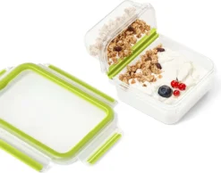 Emsa Yoghurt Box CLIP & GO 0,6 Liter Transparent / Grün -Kaufland Verkäufe 8a25e71f223a554c15b86d5a7d90c4a9