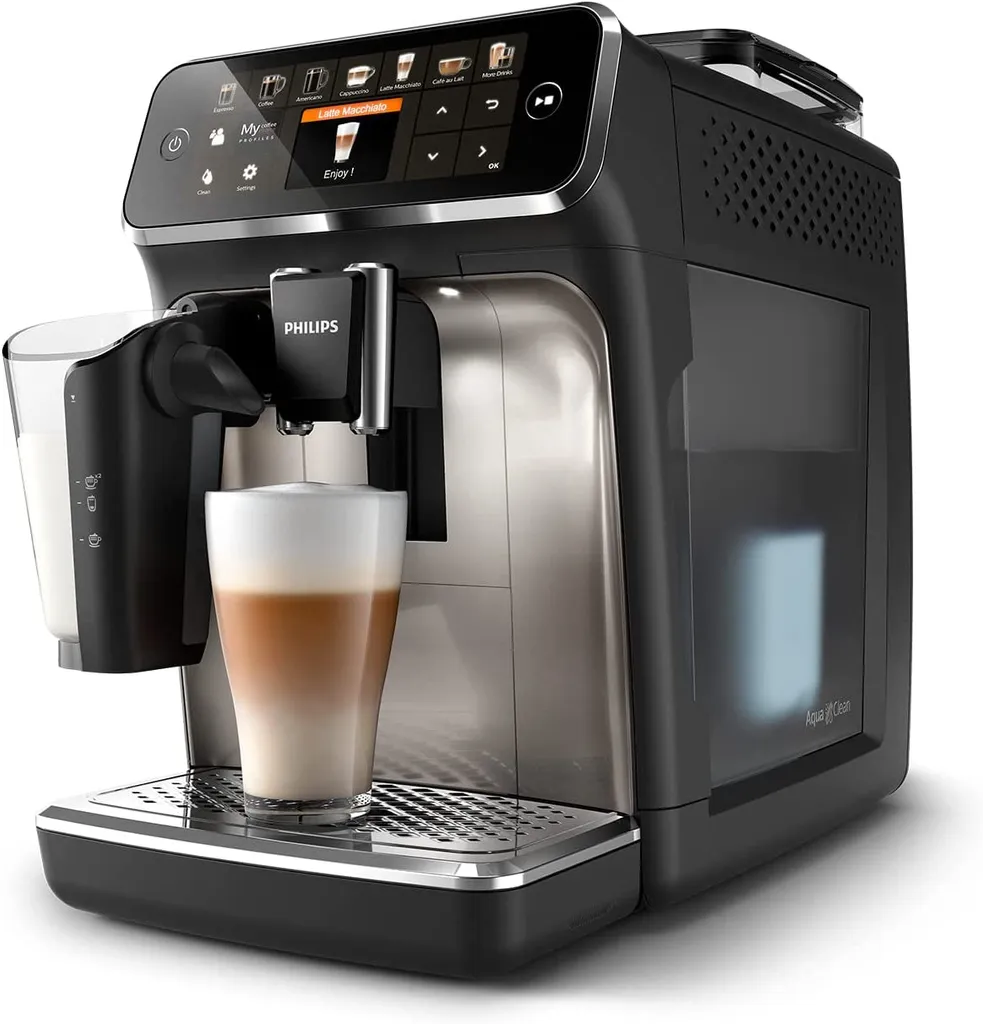 Does Not Apply Philips Series 5400 Kaffeevollautomat – Lattego Milchsystem, 12 Kaffeespezialitäten, Intuitives Display, 4 Benutzerprofile, Chrom (EP5447/90), Chrom / Einzigartig 10 Does Not Apply Philips Series 5400 Kaffeevollautomat – Lattego Milchsystem, 12 Kaffeespezialitäten, Intuitives Display, 4 Benutzerprofile, Chrom (EP5447/90), Chrom / Einzigartig – Bild 8
