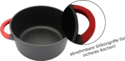 Steuber Niederdruck Kochtopf Für Alle Herdarten, 4800 Ml, Ø 24 Cm, Antihaft, Vitaminschonend, Bis 230°C Backofengeeignet, Abnehmbare Silikongriffe -Kaufland Verkäufe 8acb98011e80c1a6e0f1cf751f9be8b8
