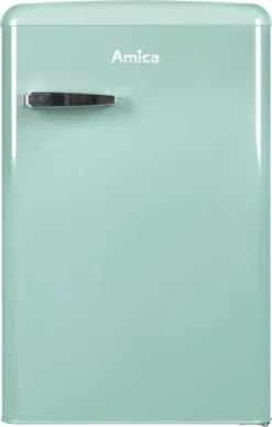 Amica VKS 15623 M, Vollraum-Kühlschrank Im Retro Design, 85 Cm Höhe, Fresh Mint,