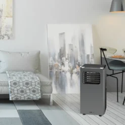 Clatronic Klimagerät CL 3672 Mit LED-Display - Farbe: Anthrazit/Silber - Funktionen: Kühlen, Entfeuchten, Gebläse - 880 W - Inkl. 1,5 M Abluftschlauch + Fensterabluft-Kit + Infrarot-Fernbedienung; 263 808 -Kaufland Verkäufe 8b84a1078d03beb13ebc0b694759804f