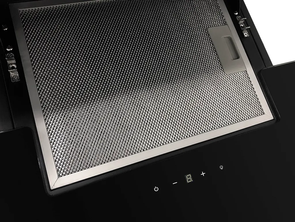 Dunstabzugshaube Schräghaube Kopffrei Schwarz 90 Cm + Filter Umluftset Respekta 9 Dunstabzugshaube Schräghaube Kopffrei Schwarz 90 Cm + Filter Umluftset Respekta – Bild 7