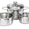 Karcher Kochtopfset JETTE, 14-tlg., Edelstahl