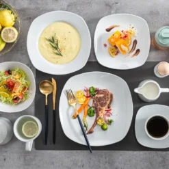 MALACASA, Serie Elisa, 50-teilig Tafelservice Aus Porzellan Für 6 Personen, Kombiservice Frühstückservice Kaffeeservice Mit Eierbecher, Kaffeetassen, Untertassen, Müslischalen, Dessertteller 12 MALACASA, Serie Elisa, 50-teilig Tafelservice Aus Porzellan Für 6 Personen, Kombiservice Frühstückservice Kaffeeservice Mit Eierbecher, Kaffeetassen, Untertassen, Müslischalen, Dessertteller -Kaufland Verkäufe 8c2b831d18792b49b890ebf8c8d200dd 1