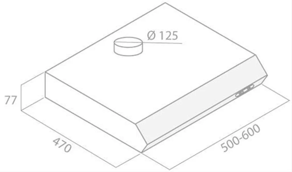 Dunstabzugshaube / Unterbauhaube Respekta DH 540 IXL 50cm Silber 4 Dunstabzugshaube / Unterbauhaube Respekta DH 540 IXL 50cm Silber – Bild 2