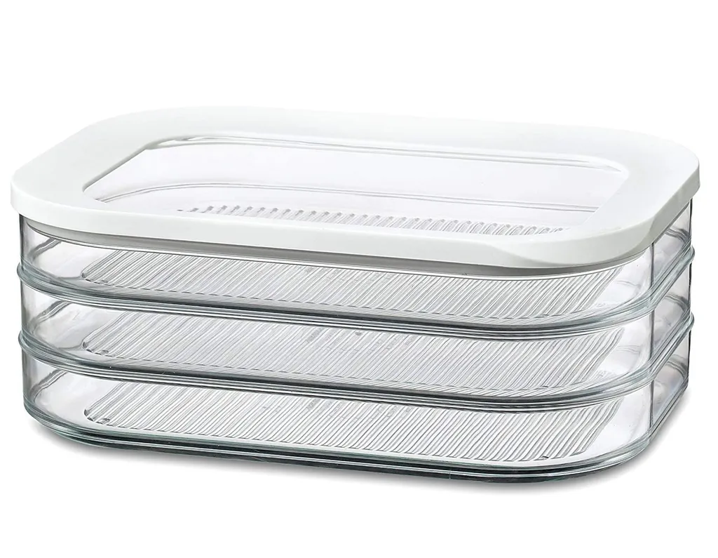 Mepal Kühlschrankdose Modula Aufschnitt 550/3 Weiß 3 Mepal Kühlschrankdose Modula Aufschnitt 550/3 Weiß