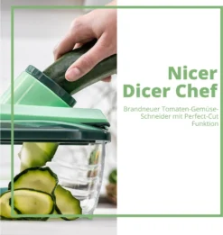 Genius Nicer Dicer Chef Deluxe (34 Teile) Inkl. Glasschüssel-Set Gemüse-& Obst Schneider Allesschneider In Smaragdgrün; A27062 -Kaufland Verkäufe 8cbfd29572ca9bfd9b2205b244c5ac09 1