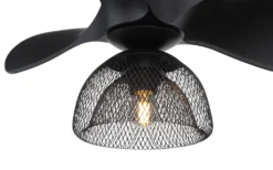 Globo Lighting JACKIE Deckenventilator Metall Schwarz Matt, 1xE27, 03560 -Kaufland Verkäufe 8cdbbefa26c484b74793b147853154e6