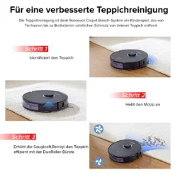 Roborock S8 Staubsauger Roboter Saugroboter 6000 Pa DuoRoller-Bürste VibraRise Wischen 3D-Mapping Reactive 3D-Hindernisumgehung (Schwarz) Mit 2pcs Mopp 23 Roborock S8 Staubsauger Roboter Saugroboter 6000 Pa DuoRoller-Bürste VibraRise Wischen 3D-Mapping Reactive 3D-Hindernisumgehung (Schwarz) Mit 2pcs Mopp -Kaufland Verkäufe 8d31793235e4f1708e5a29107a8a42e9