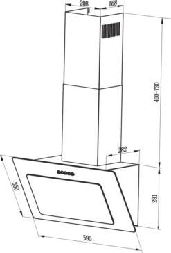 Umluftset KH-GSH-60B Dunstabzugshaube 60cm Glas Schwarz LED Umluft -Kaufland Verkäufe 8d6f4b092f5ac7011726afb505c74307