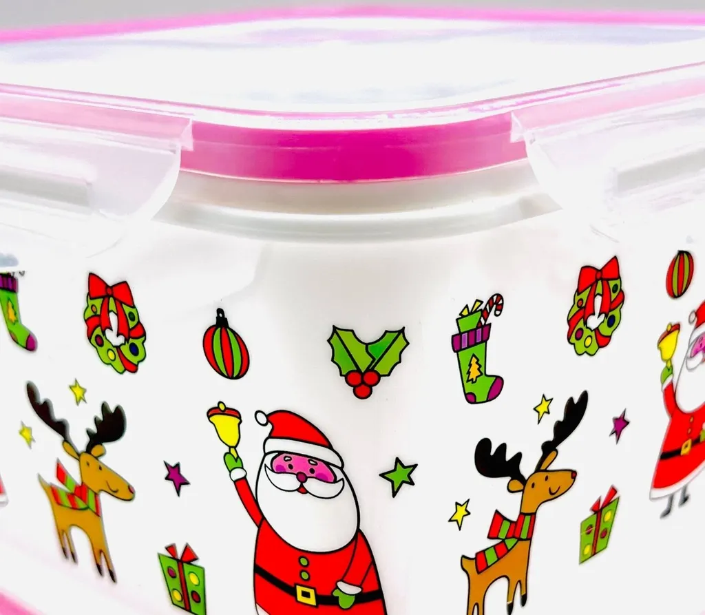 PLENTYFY Keksdosen 10 Teiliges Set Eckig - Plätzchendosen Zum Aufbewahren Von Gebäck Frischhaltedose Kekse - Luftdichte Vorratsdosen Mit Motiven Weihnachtsdosen Frischhaltedosen Mit Deckel 8 PLENTYFY Keksdosen 10 Teiliges Set Eckig - Plätzchendosen Zum Aufbewahren Von Gebäck Frischhaltedose Kekse - Luftdichte Vorratsdosen Mit Motiven Weihnachtsdosen Frischhaltedosen Mit Deckel – Bild 6