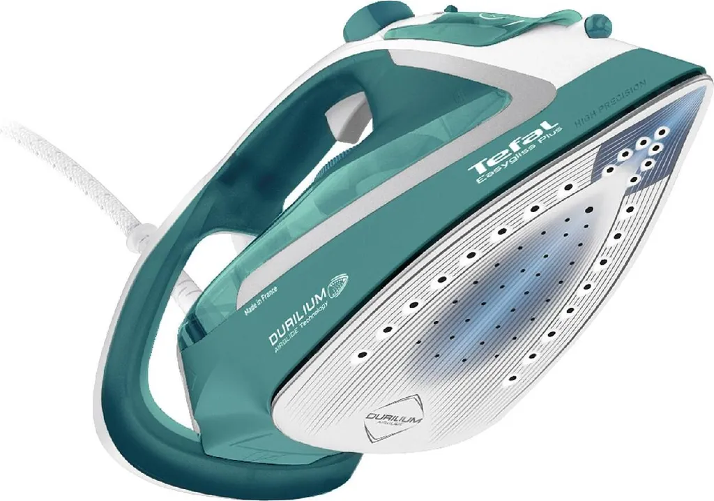Tefal Dampfbügeleisen FV5737 Easygliss Plus 2500Watt Türkis/weiß 4 Tefal Dampfbügeleisen FV5737 Easygliss Plus 2500Watt Türkis/weiß – Bild 2