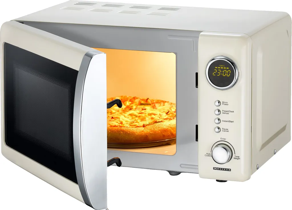 Melissa 16330108 CLASSICO Retro 20 Liter Mikrowelle Creme 6 Melissa 16330108 CLASSICO Retro 20 Liter Mikrowelle Creme – Bild 4