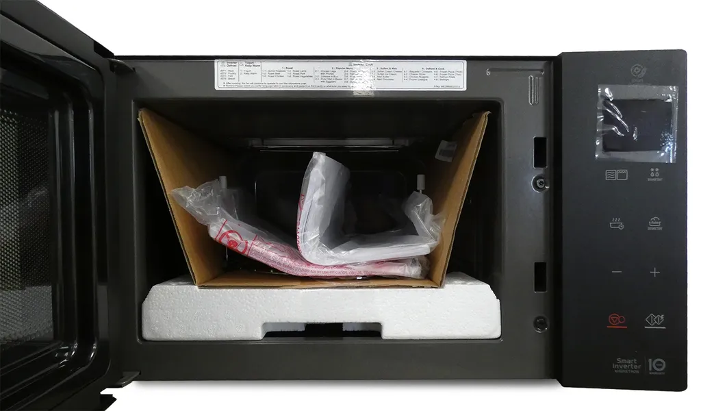 LG Electronics NeoChef MH 6535 GIS Mikrowelle Mit Grill/ 1000 W / 25 L / Schwarz 4 LG Electronics NeoChef MH 6535 GIS Mikrowelle Mit Grill/ 1000 W / 25 L / Schwarz – Bild 2