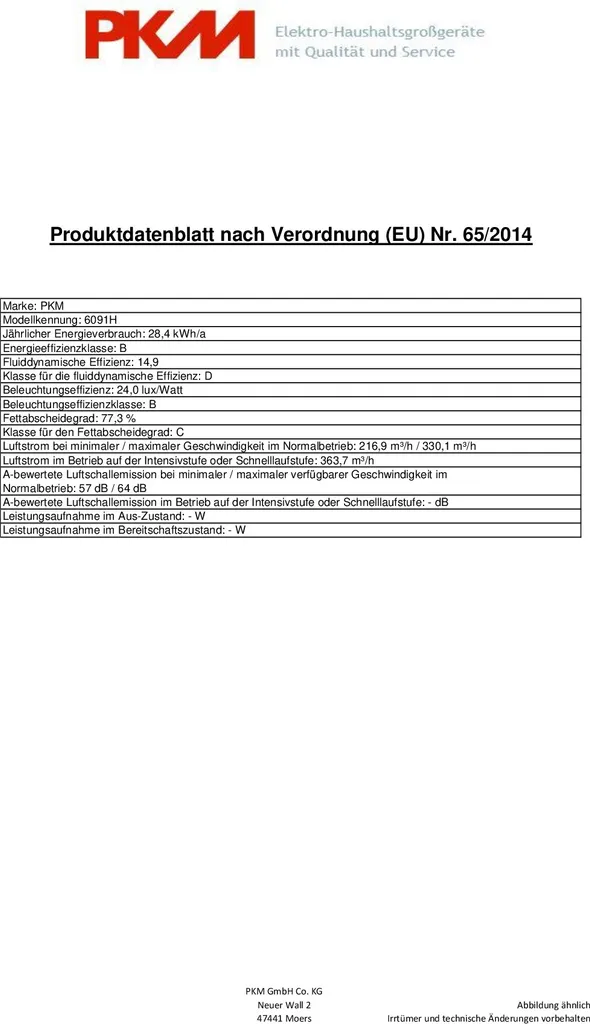 PKM Dunstabzugshaube Wandhaube Wandesse Wandmontage 6091H Edelstahl 60 Cm 8 PKM Dunstabzugshaube Wandhaube Wandesse Wandmontage 6091H Edelstahl 60 Cm – Bild 6