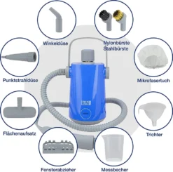 LEBENLANG Dampfreiniger Handgerät Steam Cleaner - 1000W & 300ml Mit 9 Zubehör | Polsterreiniger Gerät | Polster Handdampfreiniger Polstermöbel Fugenreiniger Für Bad Fliesen | Premium Dampf Reiniger… -Kaufland Verkäufe 8f78c8ed6fbbd16580fbc4b4cb770098