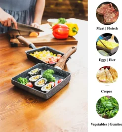 All-in-One-Pfannen – Induktions- Und Spülmaschinenfest – Kleine Pfannen – Omelettpfannen – Tamagoyaki-Pfannen – Tamago-Pfannen – Quadratische Pfannen – Sushi-Pfannen 11 All-in-One-Pfannen – Induktions- Und Spülmaschinenfest – Kleine Pfannen – Omelettpfannen – Tamagoyaki-Pfannen – Tamago-Pfannen – Quadratische Pfannen – Sushi-Pfannen -Kaufland Verkäufe 8f8ba067783f6510229754cce690c025 1
