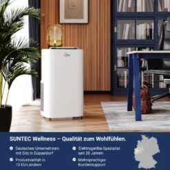 SUNTEC Mobiles Lokales Klimagerät SNOW 12.000 Eco R290 [3 In 1 - Kühlen, Ventilieren, Entfeuchten, Für Räume Bis 130 M³ (60 M²), Max. 3.400 W] -Kaufland Verkäufe 8ff174283f5e4c52a58d392292bc6369