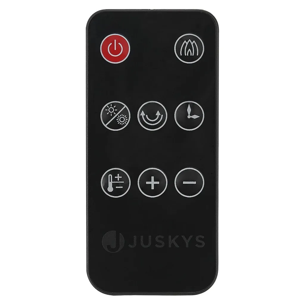 Juskys Turm-Keramik-Heizer – Elektrischer Heizlüfter Mit LCD Display & Fernbedienung, 1000 / 2000W, Kamineffekt, Timer, Oszillation & Umkippschutz 16 Juskys Turm-Keramik-Heizer – Elektrischer Heizlüfter Mit LCD Display & Fernbedienung, 1000 / 2000W, Kamineffekt, Timer, Oszillation & Umkippschutz – Bild 14