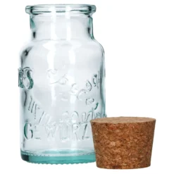 6 Runde Gewürzgläser 125 Ml + Naturkorkdeckel Glasdosen Vorratsbehälter Recyceltes Aufbewahrung -Kaufland Verkäufe 9053662a5fb396112d6157ef09efe1dc
