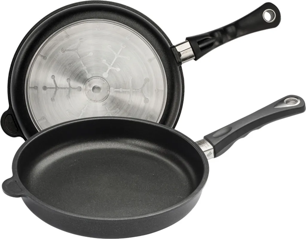 AMT Gastroguss I-528 Bratpfanne, 28 Cm Max. Durchmesser, Gusseisen/Gussaluminium, Induktionsherd-geeignet, Antihaftbeschichtung 16 AMT Gastroguss I-528 Bratpfanne, 28 Cm Max. Durchmesser, Gusseisen/Gussaluminium, Induktionsherd-geeignet, Antihaftbeschichtung – Bild 14