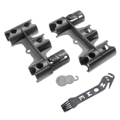 Vhbw 2x Zubehörhalter Kompatibel Mit Dyson V10, V11, V7, V8 Staubsauger-Zubehörteile - Halterung Mit Reinigungsbürste, Grau