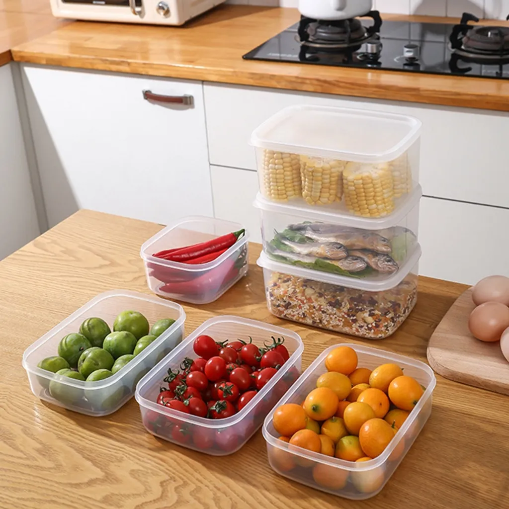 4 Stück/Set Lebensmittel Frisch Aufbewahren Aufbewahrungsbox Lebensmittelbehälter Frischhaltedosen Küchenaufbewahrung Mit Deckel,Mikrowellen- Und Spülmaschinengeeignet 4 4 Stück/Set Lebensmittel Frisch Aufbewahren Aufbewahrungsbox Lebensmittelbehälter Frischhaltedosen Küchenaufbewahrung Mit Deckel,Mikrowellen- Und Spülmaschinengeeignet – Bild 2